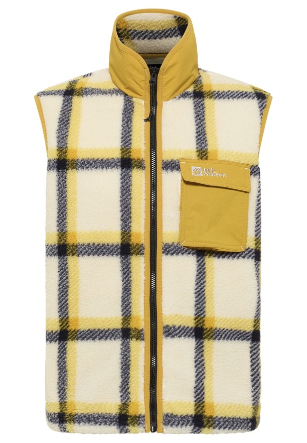 Yellow Jack Wolfskin Felslicht Check Men Vest | 63907344