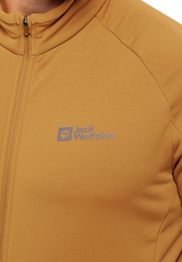 Yellow Jack Wolfskin Gravex Thermo Fz Men Fleece Jackets | 72188581