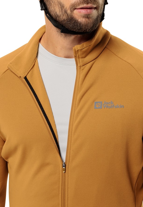Yellow Jack Wolfskin Gravex Thermo Fz Men Fleece Jackets | 72188581