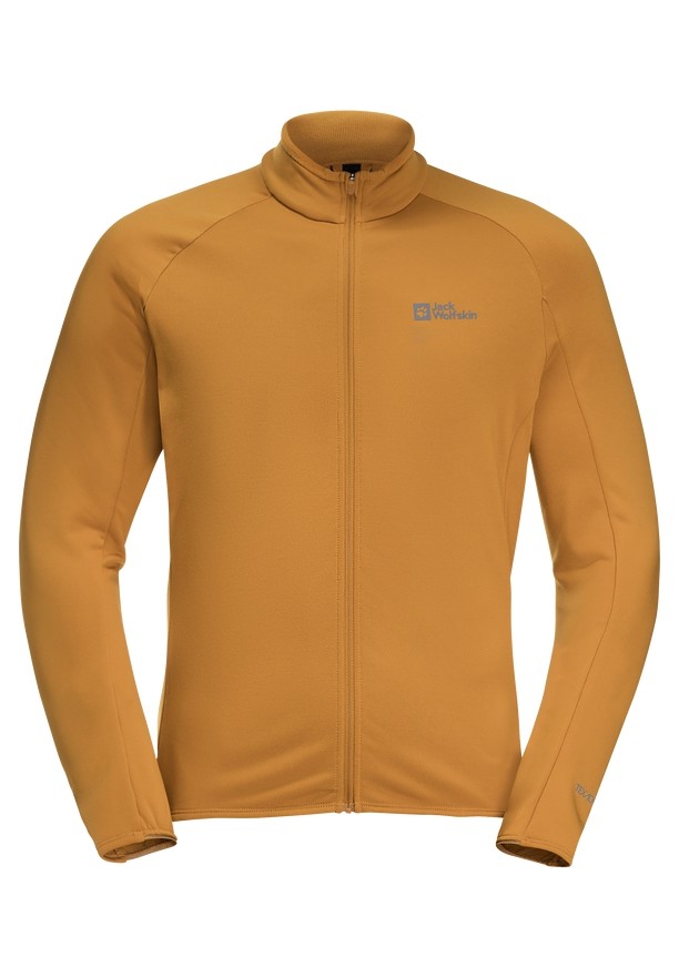 Yellow Jack Wolfskin Gravex Thermo Fz Men Fleece Jackets | 72188581