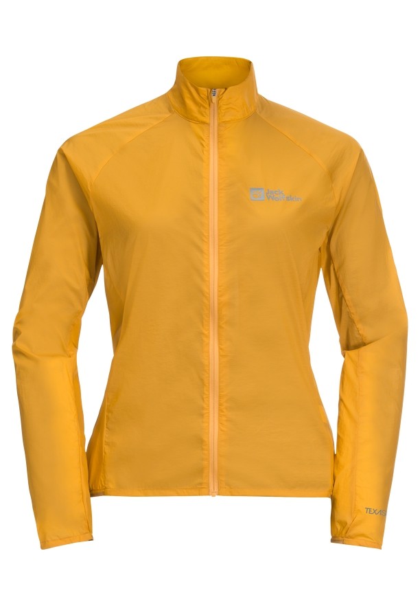 Yellow Jack Wolfskin Gravex Wind Women Softshell Jackets | 15086119
