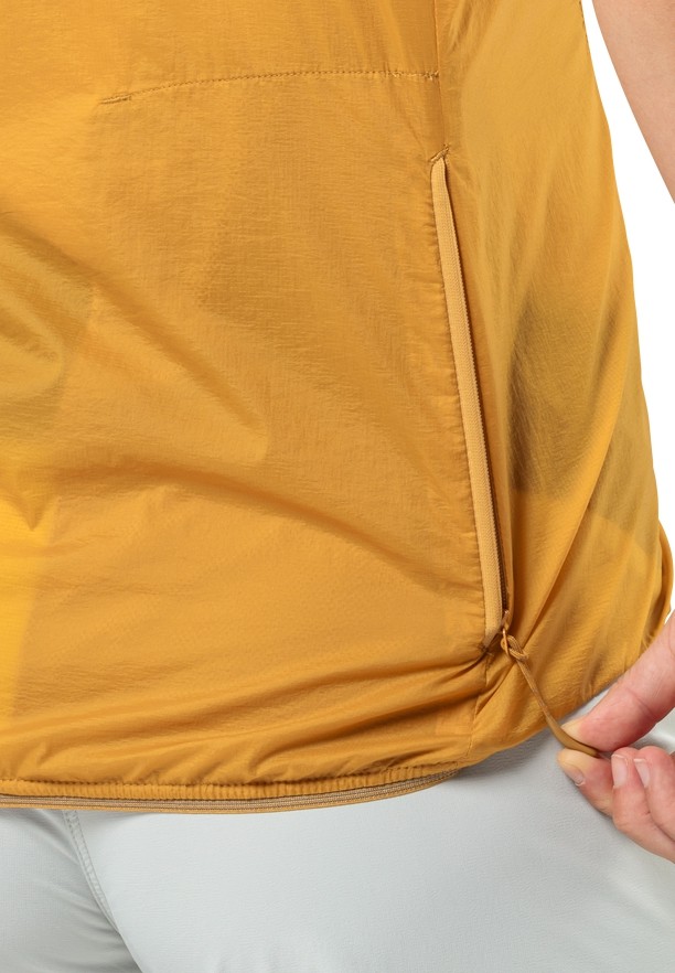 Yellow Jack Wolfskin Gravex Wind Women Vest | 33863127