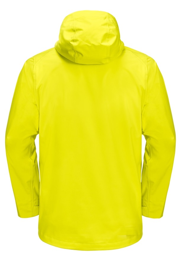 Yellow Jack Wolfskin Highest Peak 3l Men Rain Jackets | 21751469