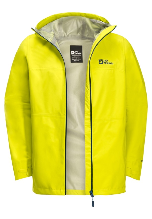 Yellow Jack Wolfskin Highest Peak 3l Men Rain Jackets | 21751469