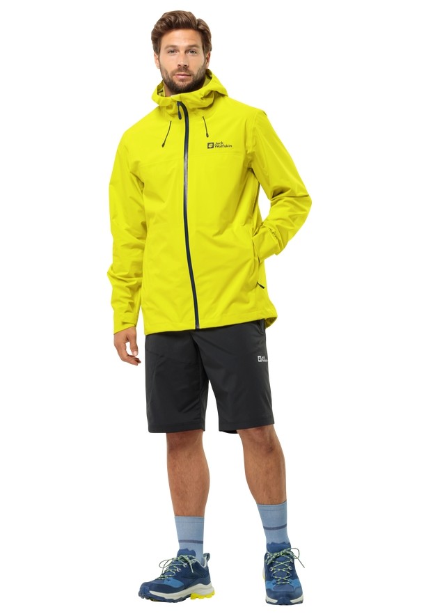 Yellow Jack Wolfskin Highest Peak 3l Men Rain Jackets | 21751469