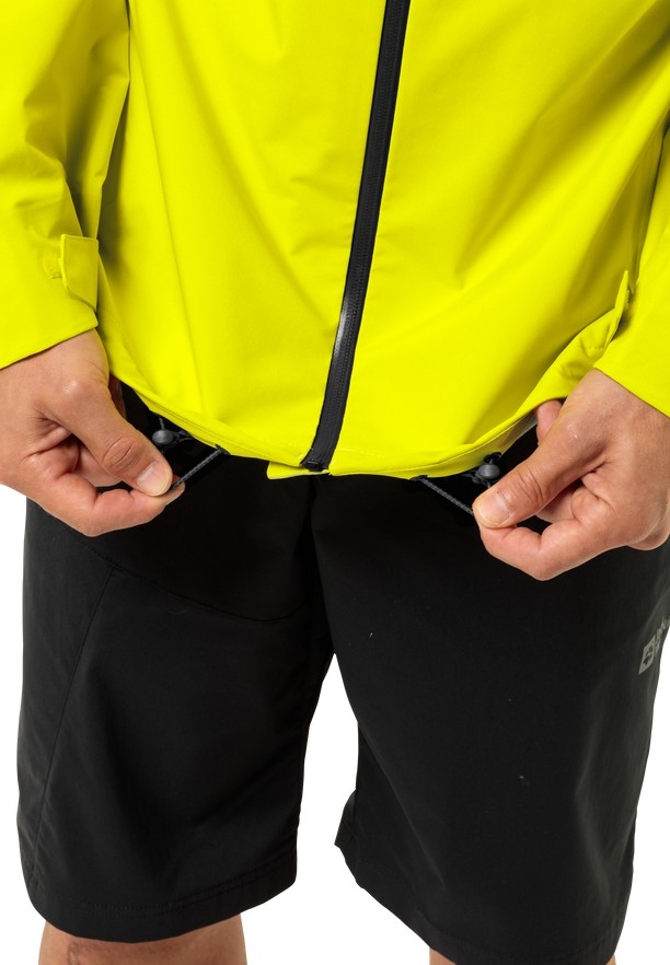 Yellow Jack Wolfskin Highest Peak 3l Men Rain Jackets | 21751469