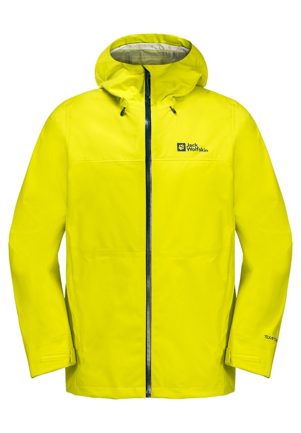 Yellow Jack Wolfskin Highest Peak 3l Men Rain Jackets | 21751469