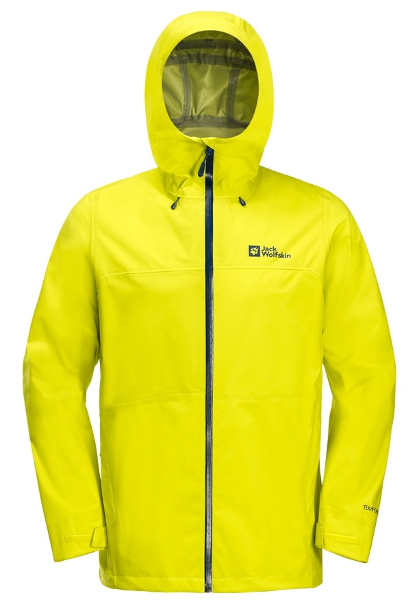 Yellow Jack Wolfskin Highest Peak 3l Men Rain Jackets | 21751469