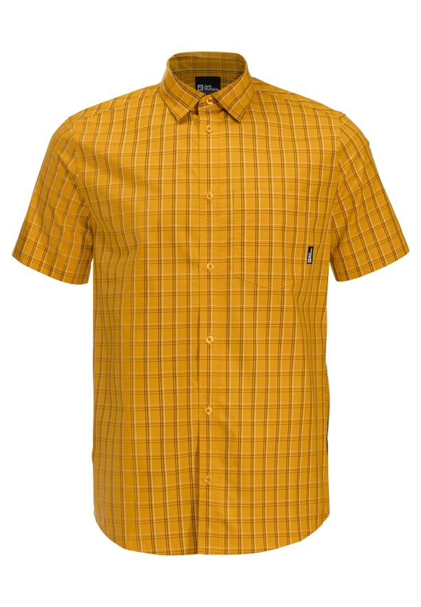 Yellow Jack Wolfskin Hot Springs Men Shirts | 80172735