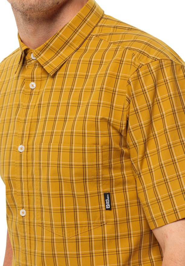 Yellow Jack Wolfskin Hot Springs Men Shirts | 80172735