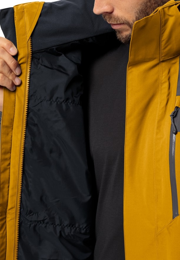 Yellow Jack Wolfskin Jasper 2l Men Rain Jackets | 78548705