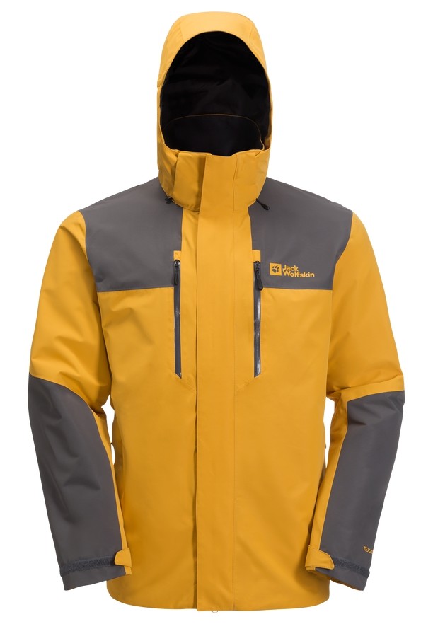 Yellow Jack Wolfskin Jasper 2l Men Rain Jackets | 78548705