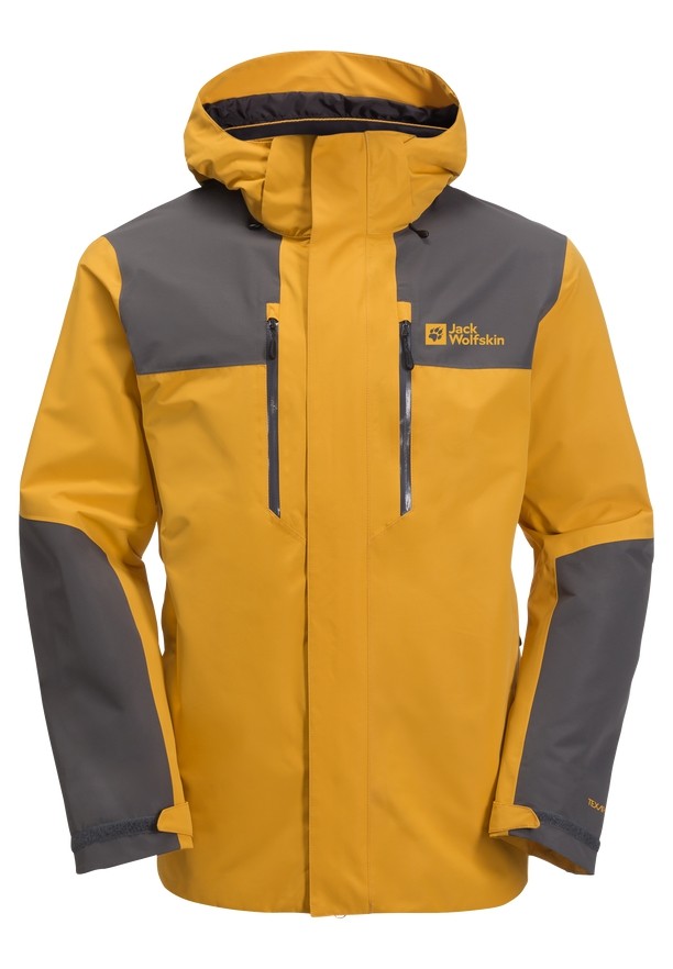 Yellow Jack Wolfskin Jasper 2l Men Rain Jackets | 78548705