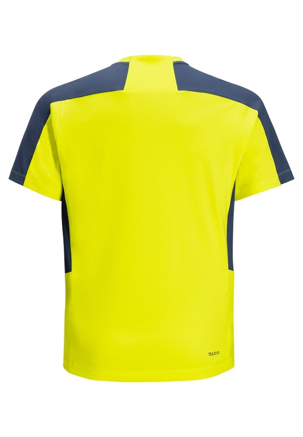 Yellow Jack Wolfskin Narrows Men T Shirts | 59148468