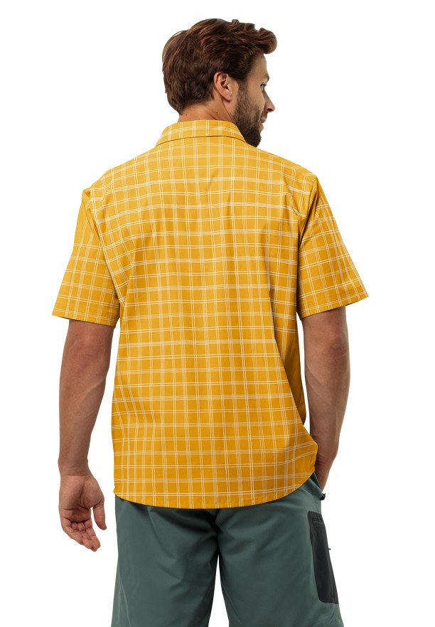 Yellow Jack Wolfskin Norbo S/s Men Shirts | 78177461