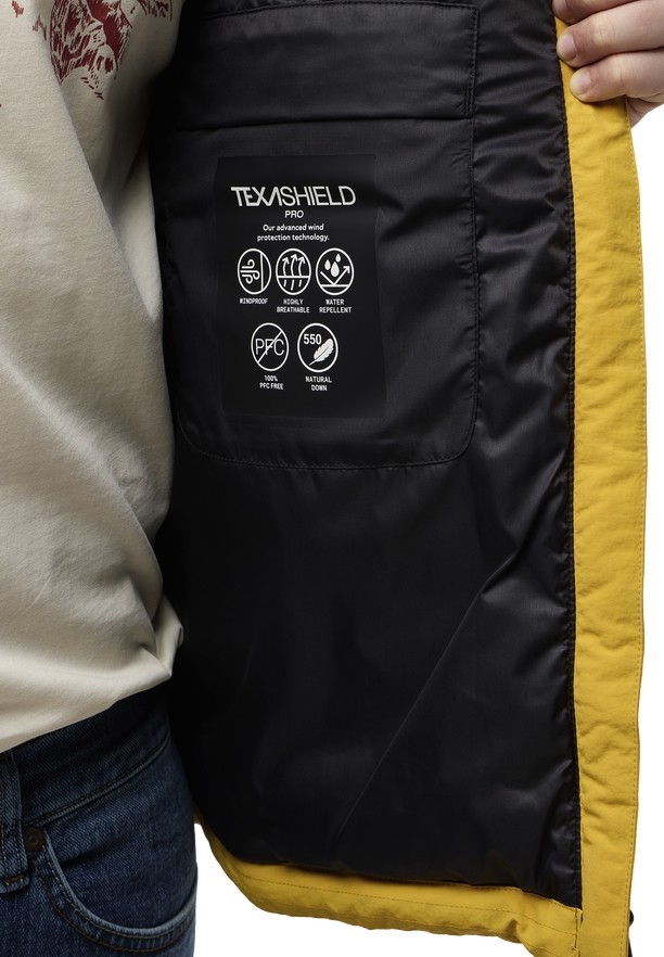 Yellow Jack Wolfskin Nordlicht Men Down Jackets | 95220741