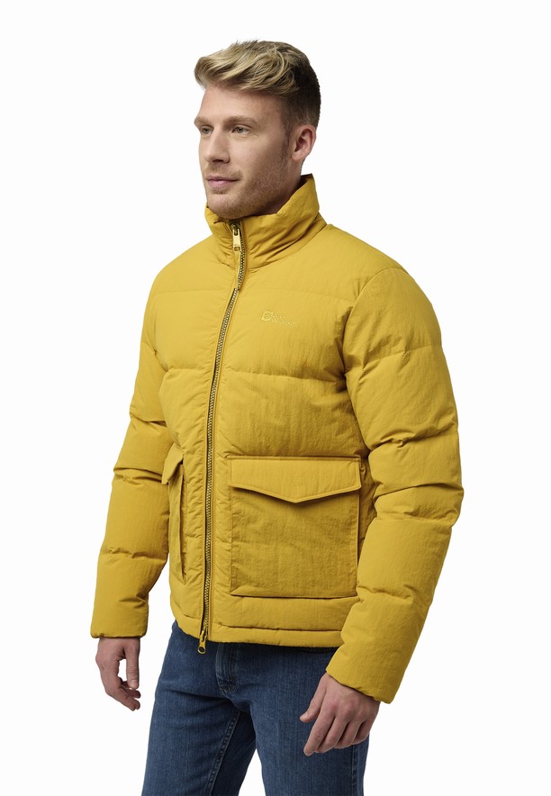 Yellow Jack Wolfskin Nordlicht Men Down Jackets | 95220741