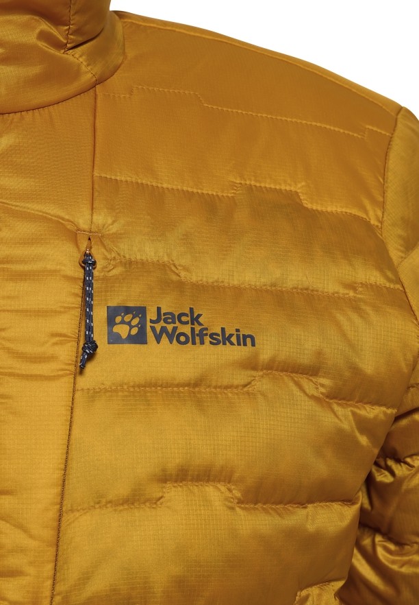 Yellow Jack Wolfskin Passamani Hoody Men Down Jackets | 10146659