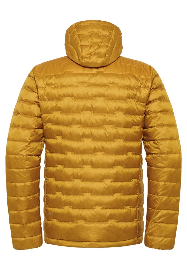 Yellow Jack Wolfskin Passamani Hoody Men Down Jackets | 10146659