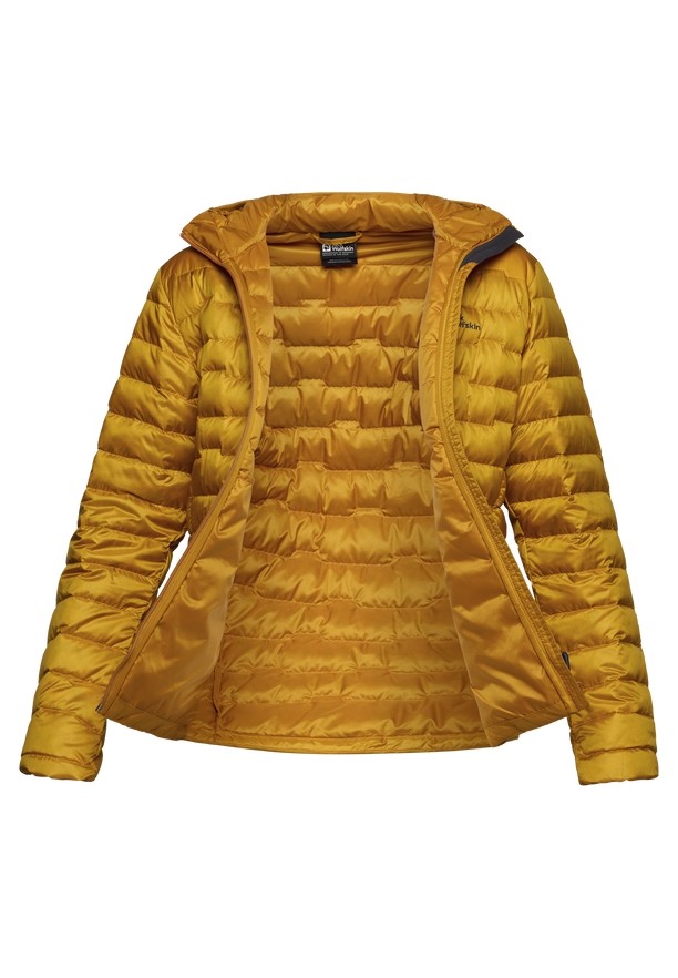 Yellow Jack Wolfskin Passamani Hoody Men Down Jackets | 10146659