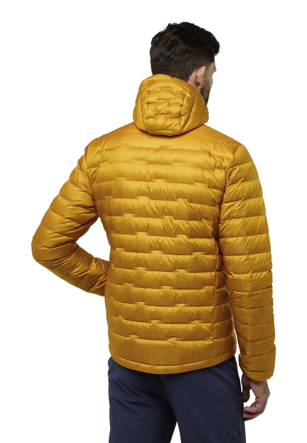Yellow Jack Wolfskin Passamani Hoody Men Down Jackets | 10146659