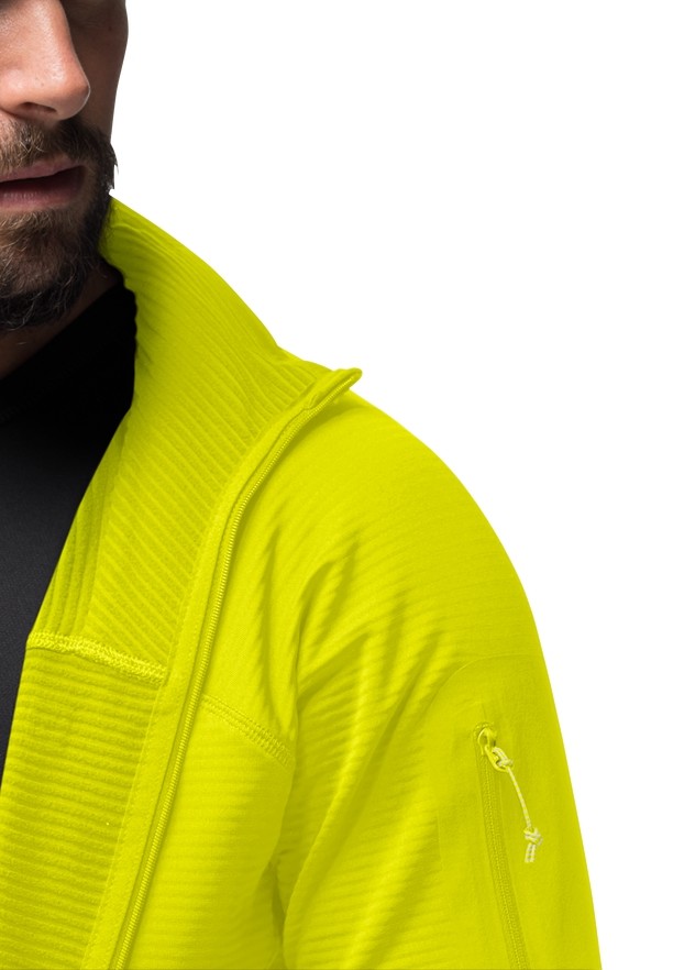 Yellow Jack Wolfskin Prelight Fz Men Fleece Jackets | 91115966