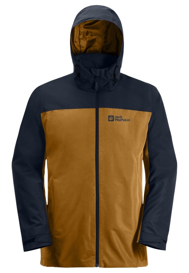 Yellow Jack Wolfskin Taubenberg 3in1 Men Jackets | 73201684