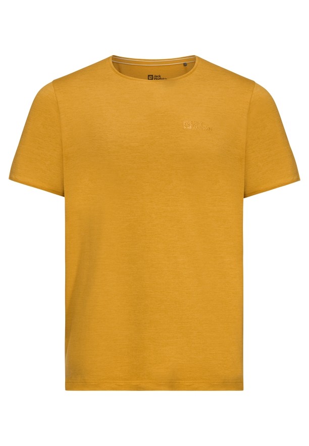 Yellow Jack Wolfskin Travel Men T Shirts | 67495631