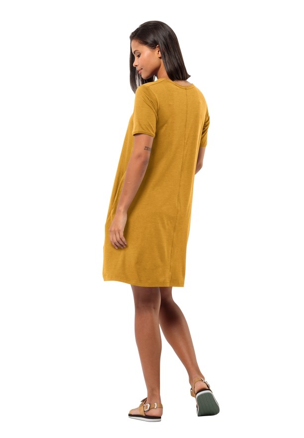 Yellow Jack Wolfskin Travel Women Dress | 68087853