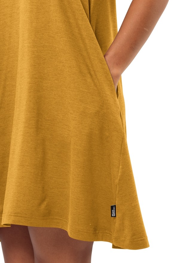 Yellow Jack Wolfskin Travel Women Dress | 68087853