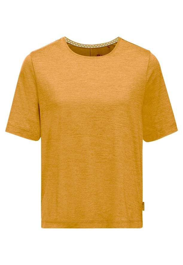 Yellow Jack Wolfskin Travel Women T Shirts | 42518773