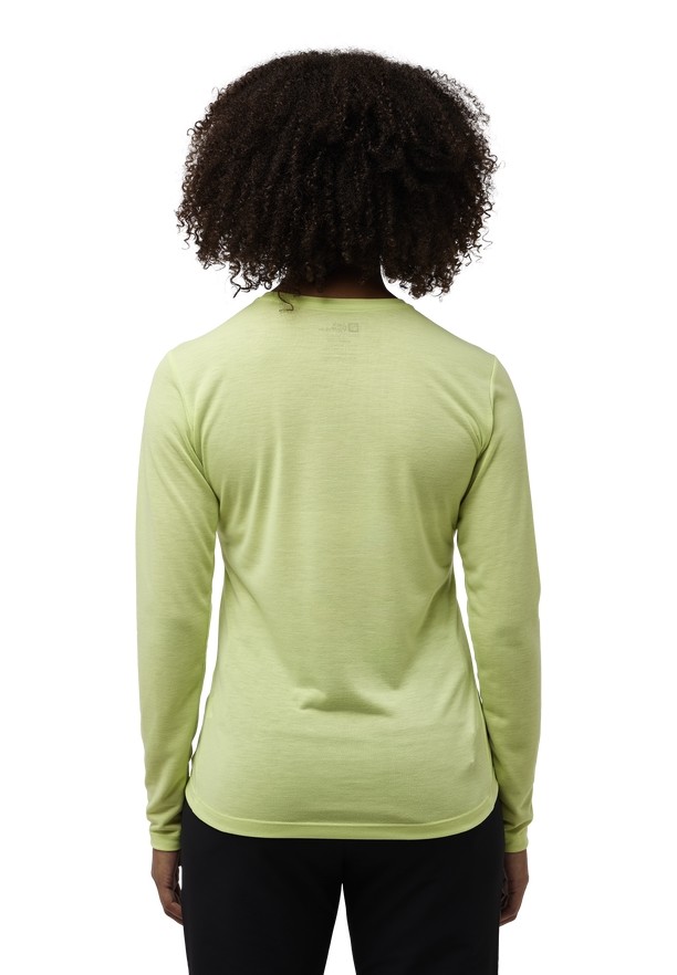 Yellow Jack Wolfskin Vonnan Ls Women T Shirts | 94403625